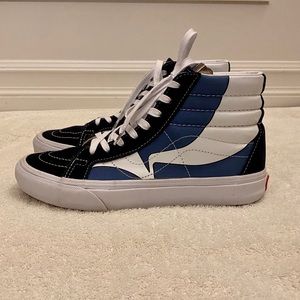 Vans Sk8 Hi “Warp” Reissue Blue Shoes Womens Size 8 in Great Condition
